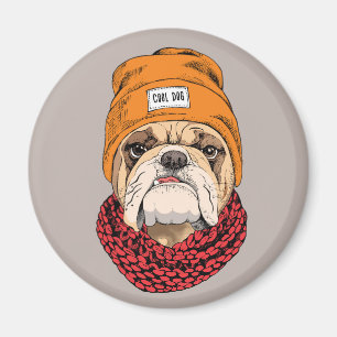 Cool Bulldog Magnet