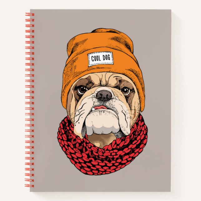 Cool Bulldog Notebook (Front)