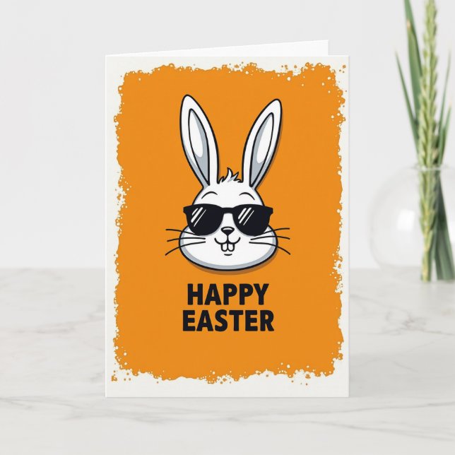 Cool Bunny Celebration Card (Front)