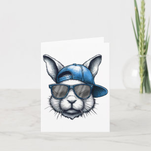 Cool Bunny Face Happy Easter Shirts For Boys Men K Card