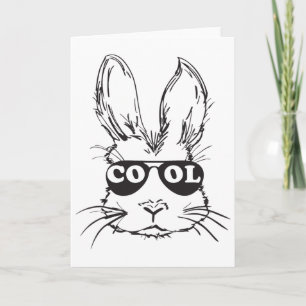 Cool Bunny Face Happy Easter Shirts For Boys Men K Card
