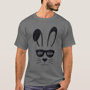 Cool Bunny Face With Sunglasses T-Shirt