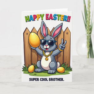 Cool Bunny Holiday Card