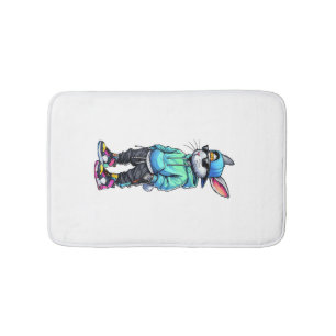 Cool Bunny Rabbit Sunglasses Easter Day For Boys M Bath Mat