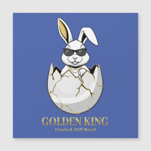 Cool Bunny Sunglasses Golden King Funny Rabbit