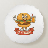 Cool Burger Buddy with Juice – Fun Cartoon Charact