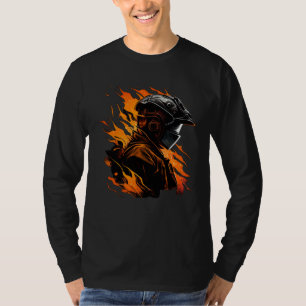 Cool burning Welder with Mask T-Shirt