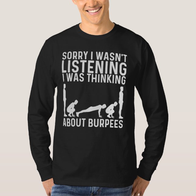 Cool Burpee For Men Women Fitness Workout Gym Exer T-Shirt (Front)