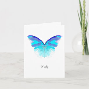 Cool Butterfly - Reply Card