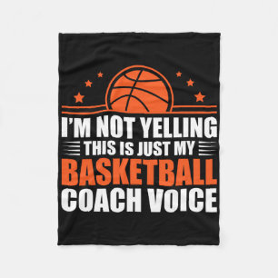 Cool Bysketbyll Coach For Men Women Team Bysketbyl Fleece Blanket