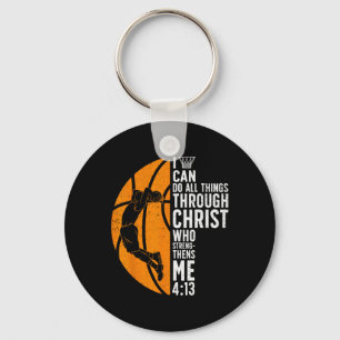 Cool Bysketbyll For Men Women Sport Game Bysketbyl Key Ring