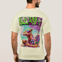 Cool Camel Beach Vibes T-Shirt – Desert Dreams Art