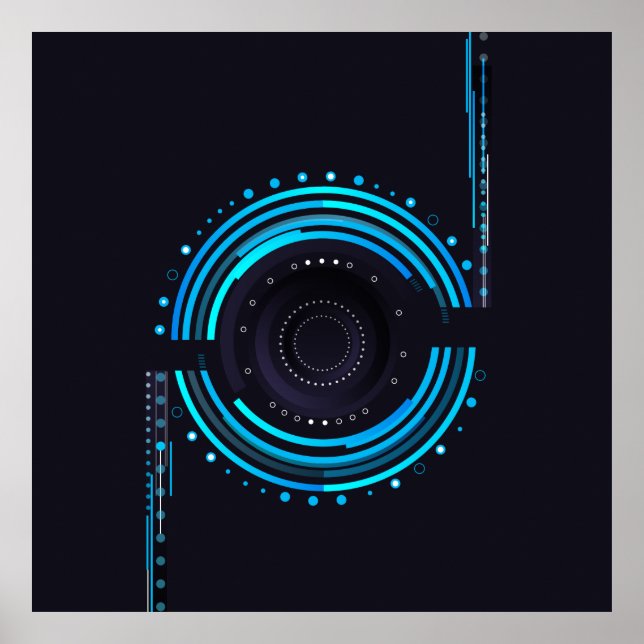 Cool camera lens design poster (Front)