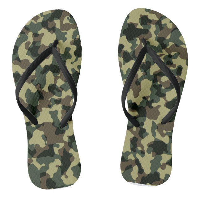 Cool Camo Camoflage Military Hunting Jandals (Footbed)