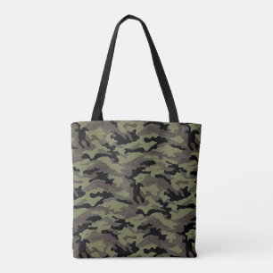 Cool Camo pattern Green Camouflage Hunter Tote Bag