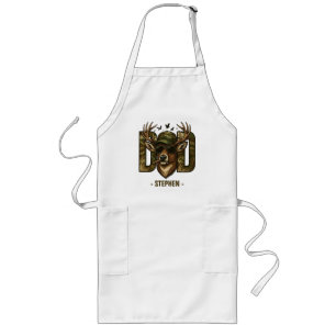 Cool Camouflage Dad – Deer with Sunglasses Long Apron