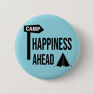 Cool Camping 6 Cm Round Badge