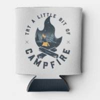 Cool Camping Camper Campfire Under Stars Mountains