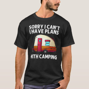 Cool Camping For Men Women Camper Hiking Bonfire C T-Shirt
