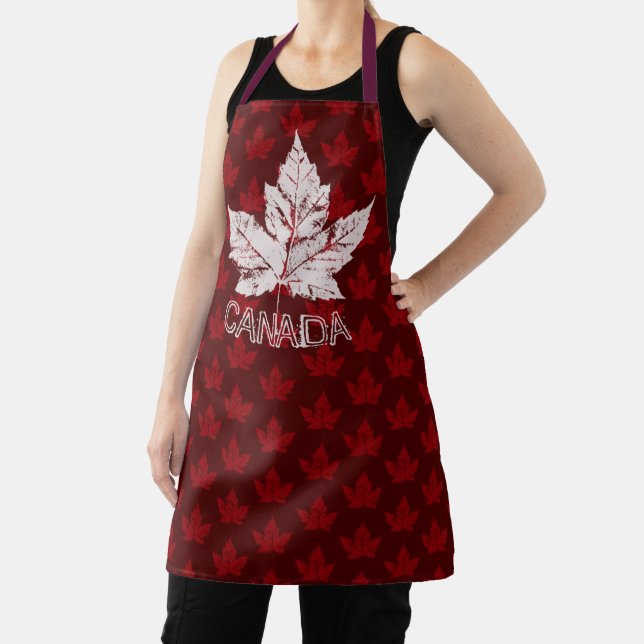 Cool Canada Aprons Personalised Retro Canada Apron (Insitu)