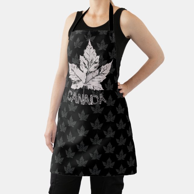 Cool Canada Aprons Personalised Retro Canada Apron (Insitu)