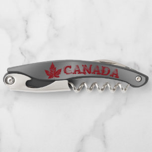 Cool Canada Corkscrew Custom Bottle Opener