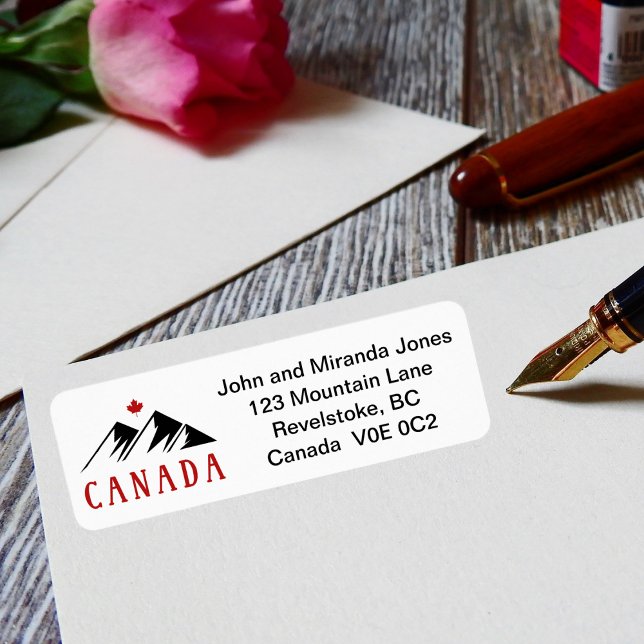 Cool Canada Mountains Canadian Maple Leaf  (Creator Uploaded)