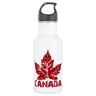 Cool Canada Retro Maple Leaf Souvenir 532 Ml Water Bottle
