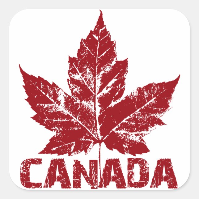 Cool Canada Stickers Maple Leaf Souvenir Stickers (Front)
