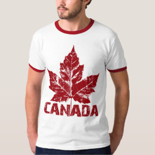 Cool Canada T-shirt Retro Maple Leaf Souvenir