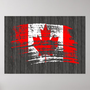 Cool Canadian flag design Poster