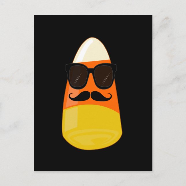 Cool Candy Corn Postcard (Front)