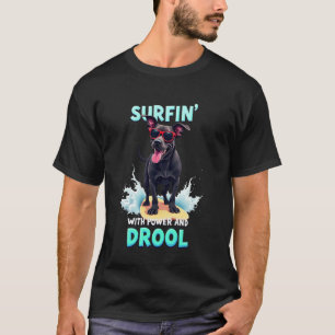 Cool Cane Corso Surfing Dog T-Shirt