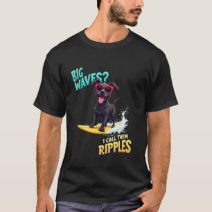 Cool Cane Corso Surfing Dog T-Shirt