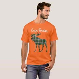 Cool Cape Breton tartan moose cute shirt