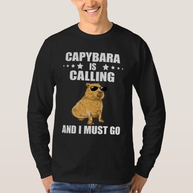 Cool Capybara  Capybara Rodent Animal Capybara Cal T-Shirt (Front)