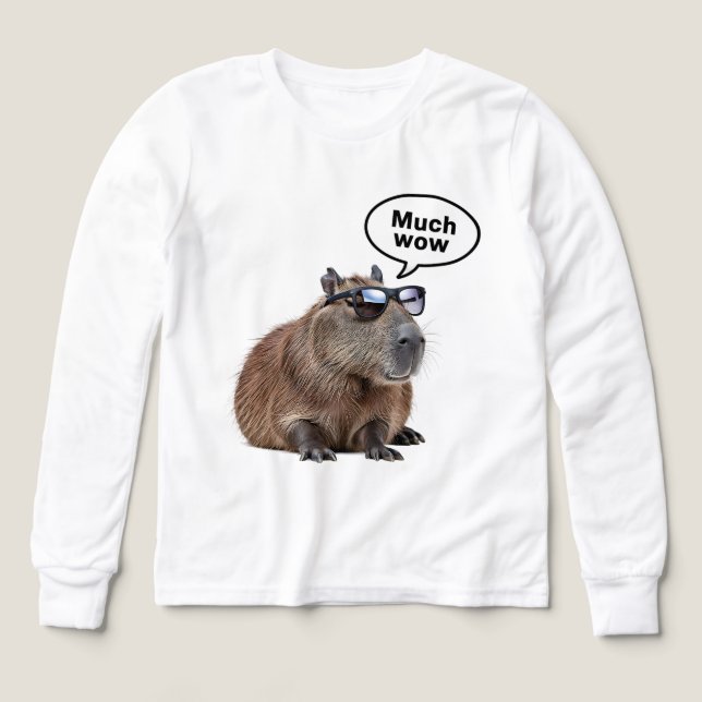  Cool Capybara Photo Sunglasses-Wearing Capybara  (Design Front)