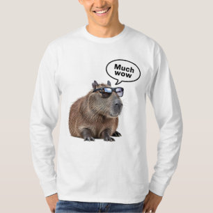Cool Capybara Photo Sunglasses-Wearing Capybara T-Shirt