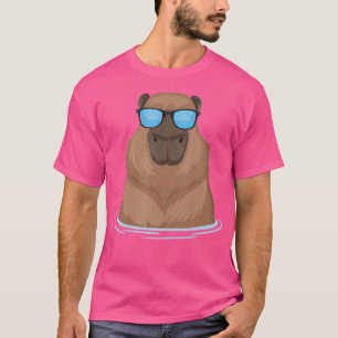 Cool Capybara Sunglasses Rodent Capybaras T-Shirt