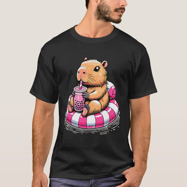 Cool Capybara Vibes - Funny Capybara Gift - Cute C T-Shirt (Front)
