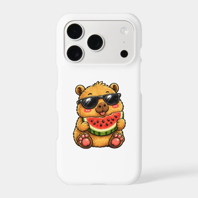 Cool Capybara Watermelon Summer (Back)