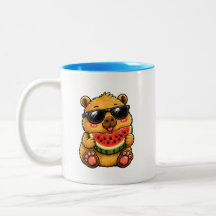Cool Capybara Watermelon Summer
