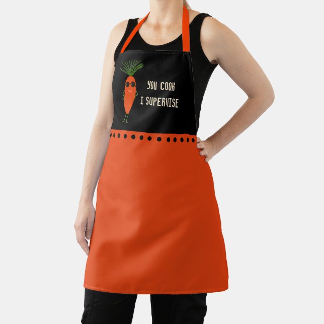 Cool Carrot Collection Apron (Insitu)