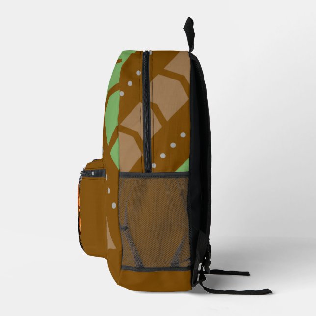 Cool Cars and Motorcycles Kids School Backpack (Right)