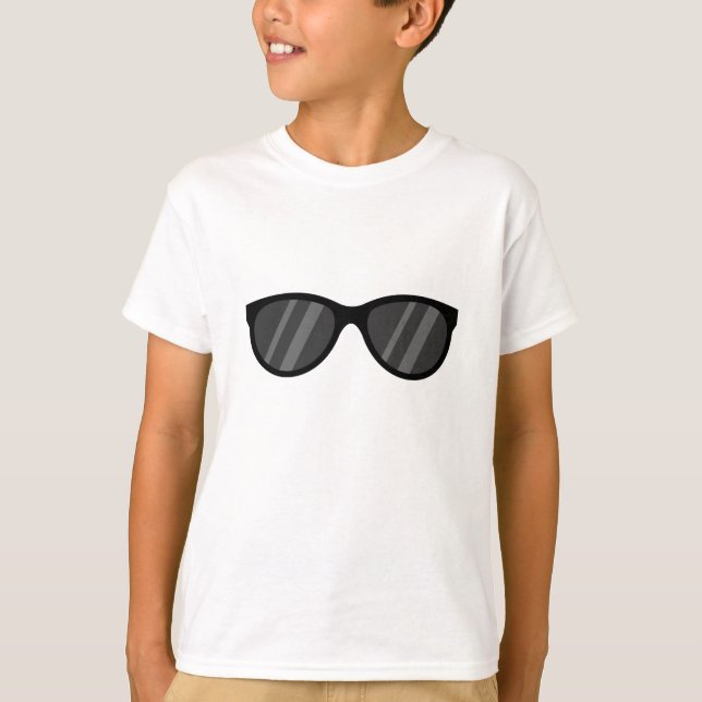 Cool Cartoon Sunglasses T-Shirt (Front)