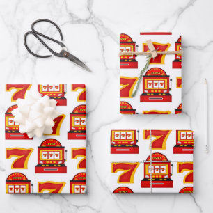 Cool Casino pattern party  Wrapping Paper Sheet