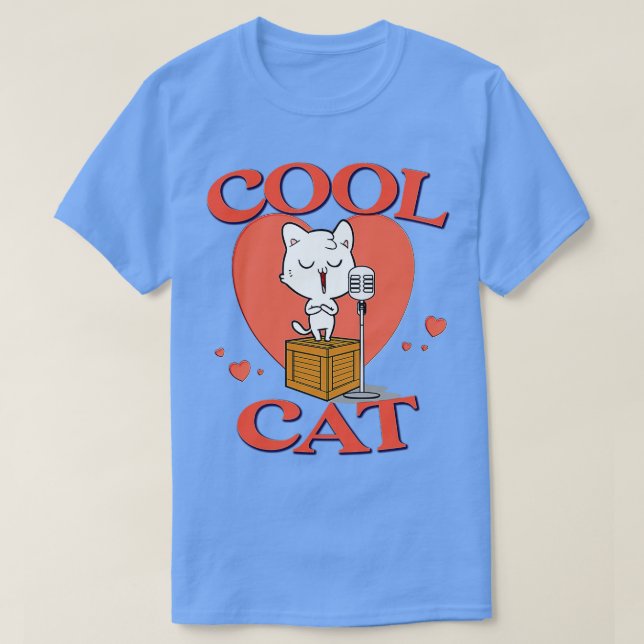 Cool Cat 1 T-Shirt (Design Front)