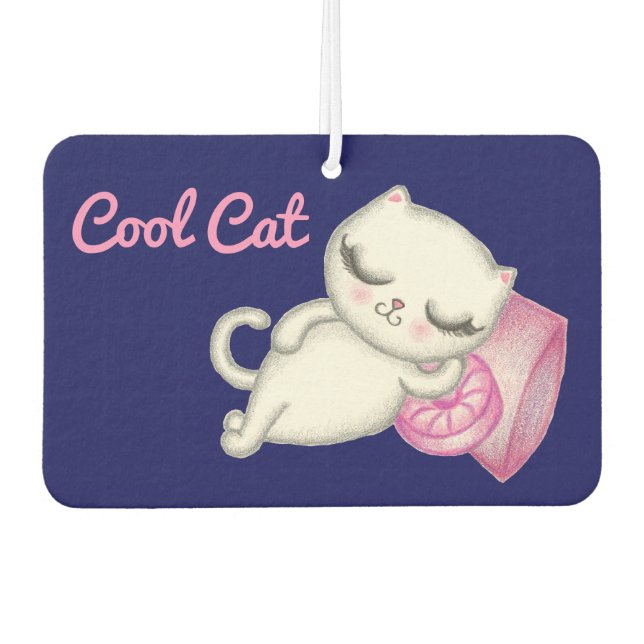 Cool Cat Air Freshener  (Front)