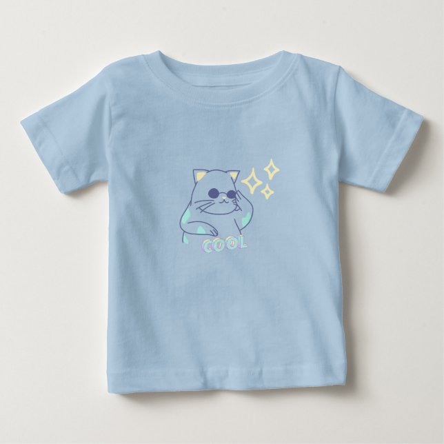 Cool Cat Baby T-Shirt (Front)