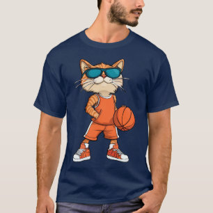 Cool Cat basketball player T-Shirt